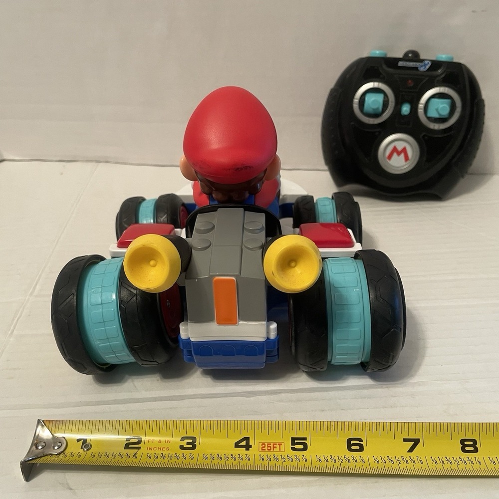 Super Mario Kart RC Car World Nintendo Anti-Gravity W/ Remote Tested Working - Picture 4 of 8